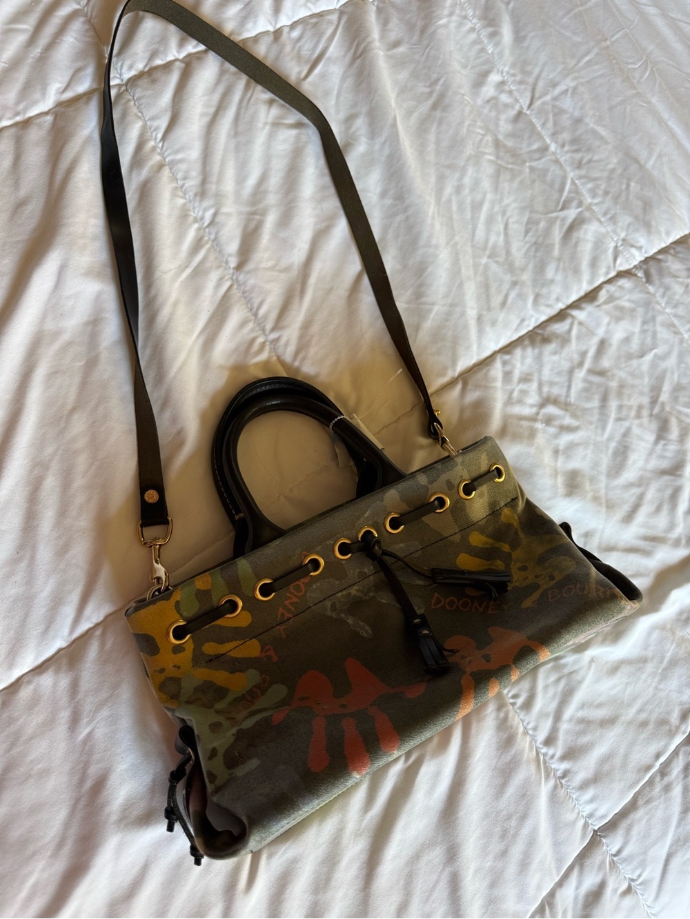 Dooney & Bourke Handprint Satchel